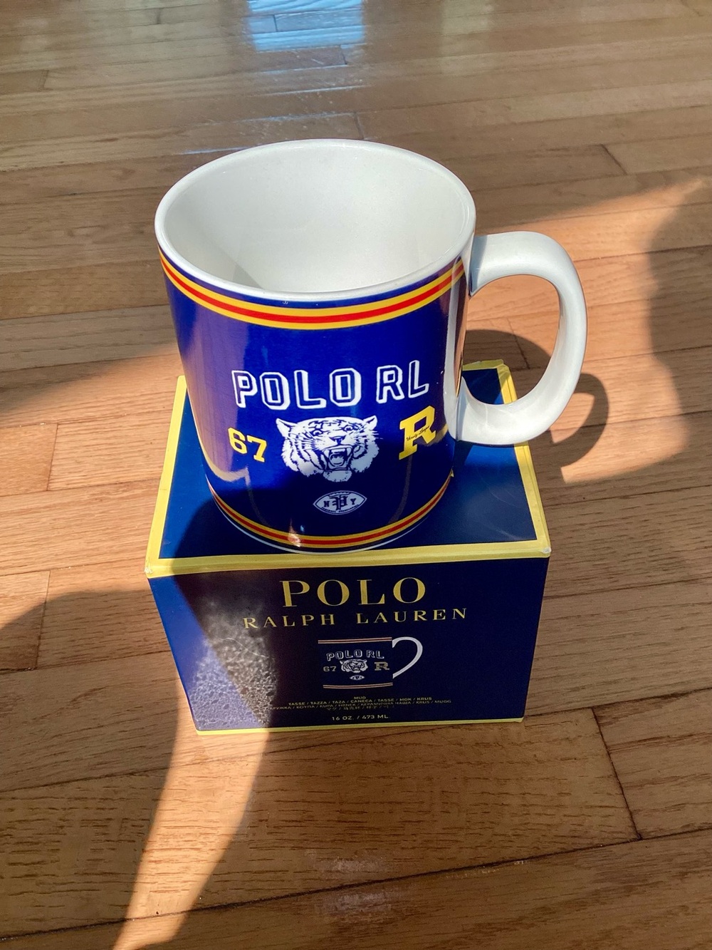 Polo Ralph Lauren '67 Tiger Mascot Football Cup i NWT